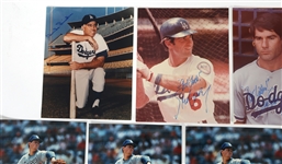 LA DODGERS AUTOGRAPHS - SNIDER, GARVEY, & HERSHISER 