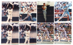 BASEBALL AUTOGRAPHS - HENDERSON, ROBINSON, MCGWIRE