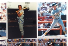 BASEBALL AUTOGRAPHS - HENDERSON, ROBINSON, MCGWIRE