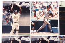 BASEBALL AUTOGRAPHS - HENDERSON, ROBINSON, MCGWIRE