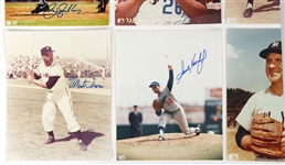 BASEBALL AUTOGRAPHS - KOUFAX, CLARK, & SANDBERG