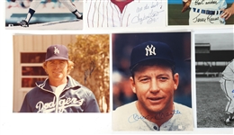 BASEBALL AUTOGRAPHS - KOOSMAN, MANTLE, & MUSIAL 