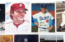 BASEBALL AUTOGRAPHS - KOOSMAN, MANTLE, & MUSIAL 