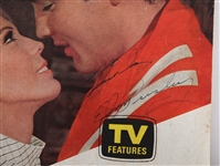 ELVIS PRESLEY AUTOGRAPHED MAGAZINE 