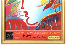 PETER MAX SIGNED & FRAMED POSTER PRINT