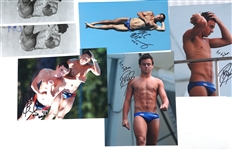 OLYMPIC SWIMMER AUTOGRAPHS - LOCHTE, DALEY, MCCRORY 