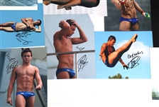 OLYMPIC SWIMMER AUTOGRAPHS - LOCHTE, DALEY, MCCRORY 