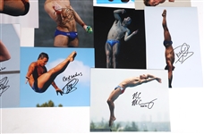 OLYMPIC SWIMMER AUTOGRAPHS - LOCHTE, DALEY, MCCRORY 