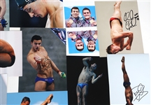 OLYMPIC SWIMMER AUTOGRAPHS - LOCHTE, DALEY, MCCRORY 