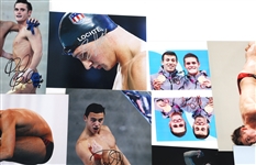 OLYMPIC SWIMMER AUTOGRAPHS - LOCHTE, DALEY, MCCRORY 