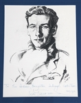 PETER WOOLDRIDGE TOWNSEND RAF SIGNED & FRAMED PRINT