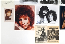 BARBRA STREISAND SIGNED MEMORABILIA 