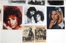 BARBRA STREISAND SIGNED MEMORABILIA 