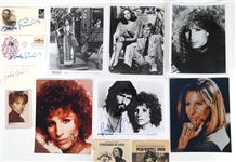 BARBRA STREISAND SIGNED MEMORABILIA 