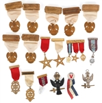 20th C. MASONIC LE DROIT HUMAIN NAMED GROUPING