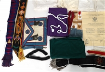 20th C. MASONIC LE DROIT HUMAIN NAMED GROUPING