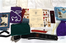 20th C. MASONIC LE DROIT HUMAIN NAMED GROUPING