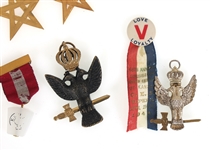 20th C. MASONIC LE DROIT HUMAIN NAMED GROUPING