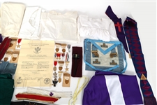 20th C. MASONIC LE DROIT HUMAIN NAMED GROUPING