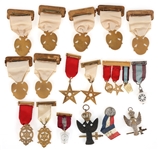20th C. MASONIC LE DROIT HUMAIN NAMED GROUPING