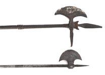 19th C. INDO-PERSIAN TABAR BATTLE AXES