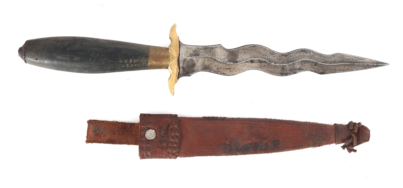FILIPINO KRIS DAGGER WITH SCABBARD