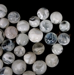 EARLY 20th C. CLEAR WHITE SLAG GLASS MARBLES