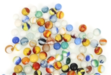 EARLY 20th C. SLAG GLASS MARBLES