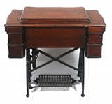 WHITE ROTARY SEWING MACHINE CONVERTIBLE TABLE