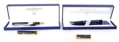 WATERMAN FOUNTAIN & ROLLERBALL PENS  