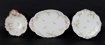 HAVILAND PORCELAIN SCHLEIGER 67I PATTERN SERVING PIECES