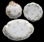 HAVILAND PORCELAIN SCHLEIGER 67I PATTERN SERVING PIECES