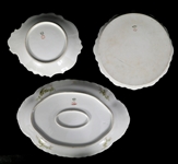 HAVILAND PORCELAIN SCHLEIGER 67I PATTERN SERVING PIECES