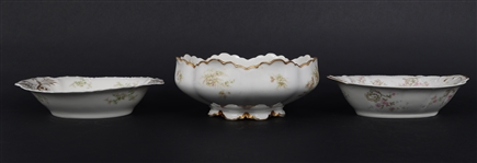 HAVILAND PORCELAIN SCHLEIGER 67I PATTERN SERVING PIECES