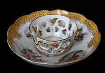 PORCELAIN SERVING PIECES & TEA CUPS