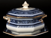 PORCELAIN SERVING PIECES & TEA CUPS