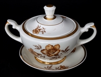 PORCELAIN SERVING PIECES & TEA CUPS