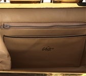 BELLESTONE LIZARD LEATHER BROWN HANDBAGS 