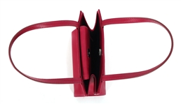 COACH LEATHER MAGENTA & PERIWINKLE HANDBAGS