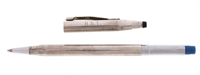 STERLING SILVER CASED PENCILS & ROLLERBALL PENS
