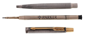 STERLING SILVER CASED PENCILS & ROLLERBALL PENS