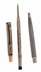 STERLING SILVER CASED PENCILS & ROLLERBALL PENS