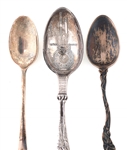 STERLING SILVER SPOONS, SERVING PIECES & LETTER OPENERS