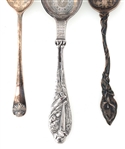 STERLING SILVER SPOONS, SERVING PIECES & LETTER OPENERS