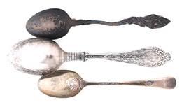 STERLING SILVER SPOONS, SERVING PIECES & LETTER OPENERS