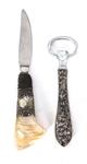 STERLING SILVER WEIGHTED SERVING KNIVES & UTENSILS