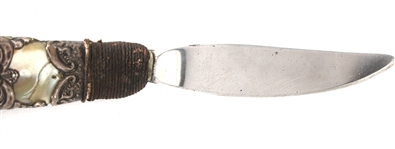 STERLING SILVER WEIGHTED SERVING KNIVES & UTENSILS