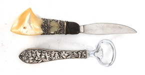 STERLING SILVER WEIGHTED SERVING KNIVES & UTENSILS