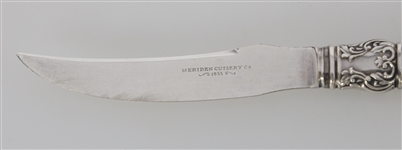 MOTHER OF PEARL & COMPOSITE STERLING ACCENT KNIVES