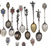 .800 SILVER SOUVENIR SPOONS